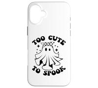 Halloween Too Cute to Spook Ghost - Kids Trick or Treat Case for iPhone 16 Plus