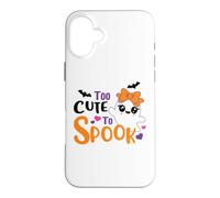 Halloween Too Cute to Spook Ghost - Kids Trick or Treat Case for iPhone 16 Plus