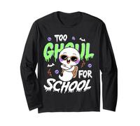Halloween Too Ghoul for School Funny Ghost Long Sleeve T-Shirt
