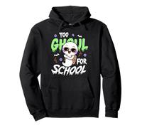 Halloween Too Ghoul For School Funny Ghost Pullover Hoodie