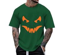 Halloween Tops for Men Blood Stained T Shirt, Men's Casual Short Sleeve Tshirt Blood Gothic Horror Tops Crew Neck Tee for Halloween Cosplay Costume