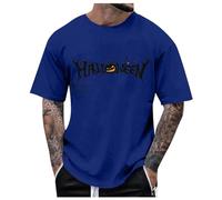 Halloween Tops for Men Horror Tee Shirt, Men's Halloween Costume T-Shirt 3D Print Photo-Realistic Short Sleeve Tshirt for Halloween Cosplay Costume