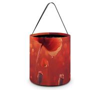 Halloween Tote Candy Bags Red Poppies Poppy Flowers Tote Bags With Handles