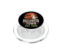 Halloween Town Est 1986 Retro Pumpkin Ghost Gift PopSockets PopGrip for MagSafe