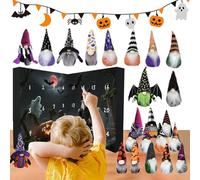 Halloween Toy Countdown Calendar 2025-24 Days Countdown to Halloween Ornament | Doll Pendant Collectible Decorations 2025 for Teens Youth Family Girls Friends