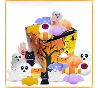 Halloween Toy Stress Halloween Happiness Dive Into the World of Pumpkin and for All Ages (Yellow, 9. 5cm)