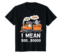 Halloween Train Choo I Mean Boo Ghost Pumpkin Toddler Kids T-Shirt