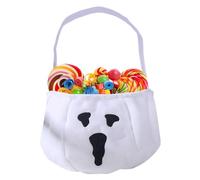 Halloween Treat Bags - Treat Tote Bag | hildren's candy basket | Portable Non-Woven Goodie Organizer Bags With Handle | Scary Spooky Storage Basket for Women Boys Girls Teens Youth Sister Daughter Gir