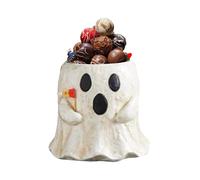 Halloween Treat Buckets - Ghost Bucket | Ghost Candy Bowl | Cute Spooky Ghost Candy Bucket | Ghost Candy Bowl Resin Planter for Indoor Outdoor Garden Home Decoration