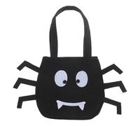 Halloween Treat Holder Candy Reusable Spider Bag Felt with Handle Party