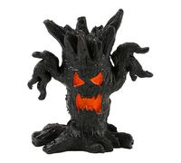 Halloween Tree Bark Faces - Spooky Realistic Haloween Plant Demon Statue | Tabletop Ornament Indoor Outdoor | Allhalloween Scary Decoration For Party Haunted House Yard Porch Display