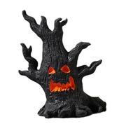 Halloween Tree Bark Faces - Tree Demon Figurine | Spooky Trees Face Sculpture Realistic | Tabletop Ornament Garden Sculpture, Resin Crafts For Haunted House | Dryad Ornaments Miniature Landscape