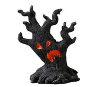 Halloween Tree Demon Ornament, Tree Demon Figure - Scary Horror Tree Face Bark Demon Figure Table Decoration, Halloween Decoration for Indoor and Outdoor Party, Haunted House