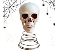 Halloween Tree Ornaments - Spooky Holiday Decor Skull Top Tree Decor | Horror Halloween Skeleton Props for Rental Hotel Living Room Apartment Businesses Bedroom Cafe