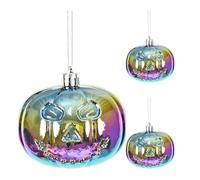 Halloween Tree Ornaments | Spooky Pumpkin & Face Pendants for Holiday Decor, Thanksgiving, Yard, Garden, Front Door, Christmas Decoration