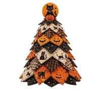 Halloween Tree Quilt Kits, Fun DIY Quilted Fabric Craft Kit for Adults Kids