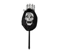Halloween Trick Or Treat Bag Reusable Large Skull Print Candy Tote | Reusable Halloween Skull Treat Bag Offers Portable Candy Storage For Trick Or Treating Parties Gift Giving And Seasonal Home