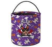 Halloween Trick or Treat Bags Australian Kelpie Dog Candy Basket Party