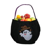 Halloween Trick Or Treat Bags, Pumpkin Baskets With Handles, Halloweens Candy Bucket | Embroidered Tricks-or-Treats Bag Festival Decoration For Night Outdoor Adventures Kids Family Cosplay Holiday Pho
