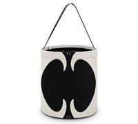 Halloween Trick Or Treat Basket with Handle, Spades K Poker Candy Bucket Foldable Reusable Gift Bags for Party, Wedding Supplies