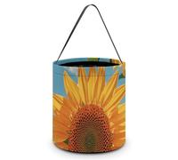 Halloween Trick Or Treat Bucket, Reusable Candy Bag - Foldable Design, Goodlooking Hello Nice Sunshines Trick Or Treat Bag for Parties, Gift Giving & Holiday