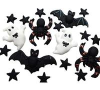 Halloween Trick or Treat Cupcake Decorations 2 Ghosts 2 Bats 2 Spiders