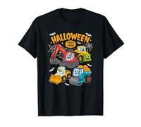 Halloween Trick Or Treat Group Horror Construction Vehicle T-Shirt