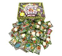 Halloween Trick or Treat Spooky Sweets Box for Kids - 66 Glow in the Dark Candy Pieces in Fun Halloween Themed Gift Box - Party Bag Fillers, Treats & Candy Assortment for Trick or Treaters