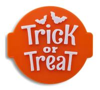 Halloween Trick or Treat Stamp Embosser Stamp for Icing, Fondant, Cupcake, Cake, Cookie, Baking, Decoration, Made in UK by 1066 Factory