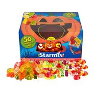 Halloween Trick or Treat Sweets - Amamitrade Thank You Sticker Made For Haribos 50 Pack Mini Bags 800g - For Schools Halloween Parties - Spooky Pumpkins & Creepy Treats