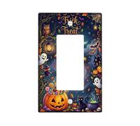Halloween Trick or Treats Jack-o'-lantern Single Rocker Light Switch Cover