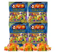 Halloween Trick or Treats Sweet Bundle, 40 Sweets Bags, For Kids & Adults - Spooky Gummy Sweet Treats For Schools, Trick or Treats & Halloween Parties