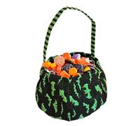 Halloween trick/setting basket - decorative candy storage bucket, suit bag for | Festive pumpkin stand holder design, outdoor night adventure, access