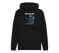 Halloween Trick To Stay Alive Graphic Black Hoodie | Size: Medium Halloween Black M