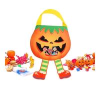 Halloween Trick - Treat Bag for Kids | Reusable Non-Woven Candy Tote for Childrens Parties, School Events, Toy, Night Parade, Festival Supplies, Teacher Rewards, Family Celebration