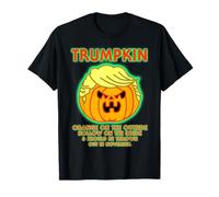 Halloween Trumpkin Funny Donald Trump Pumpkin Political Meme T-Shirt