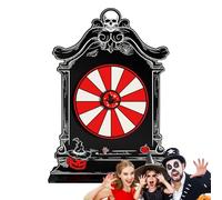Halloween Turntable Sweepstakes - Game Turntable with Prizes - Interactive Table Decoration for Family Celebrations Class Activities Carnival Events and Holidays
