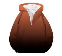 Halloween Ugly Christmas Hoodies Men Women Funny 3D Print Patterns Sweatshirt Pullover Couples Xmas Party Cool Tracky Hooded Jumper with Pocket Sport Wear Elf Costume Adult (E-Orange, XXL)