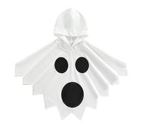 Halloween-Umhang, Mittelalter Umhang, Kapuzenumhang - 80 cm Baumwolle/Polyester Kapuzen-Cape, atmungsaktiv & warm für Kids 8-18 J, weich, bequem, ideal für gruselige Halloween-Maskerade