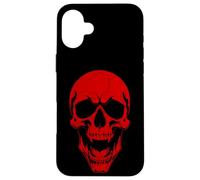 halloween undead vampire skull scary monster red goth spooky Case for iPhone 16 Plus