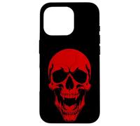 halloween undead vampire skull scary monster red goth spooky Case for iPhone 16 Pro