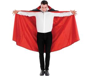 Halloween Unisex Black And Red Vampire Cape