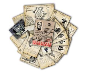 Halloween Unsolved Cold Case File - “Find Frankenstein’s Brain” | Murder Mystery Game for 1+ Players | 2 Hour Board Game with 30+ Clues | Perfect for Halloween Parties, Couples & Mystery Lovers