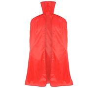HALLOWEEN VAMPIRE CAPE FANCY DRESS ACCESSORY - MENS LADIES 56 INCHES LONG CAPE WITH HIGH COLLAR IN BLACK OR RED - VAMPIRE WIZARD SUPERHERO ACCESSORY (RED)