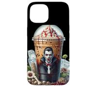 Halloween Vampire Coffee Mug Dracula Themed Coffee Lover Case for iPhone 15