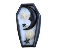 Halloween Vampire Coffin Candles for Home Scented Skeleton Table Centerpiece for Holiday Kitchen Room Desk Farmhouse Tabletop Ornament Decors