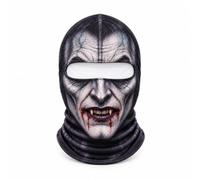 Halloween Vampire Skull Balaclava 3D Print Ski Mask Windproof Face Cover | Scary 3D Realistic Print Balaclava, Spooky Face Neck Cover, Ski Mask for Snowboarding Motorcycle Halloween Cosplay Costume