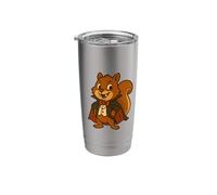 Halloween Vampire Squirrel Stainless Steel Insulated Tumbler