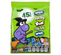 Halloween Variety Seekers, Halloween Trick-or-Treat Variety Bag, NERDS Gummy Clusters, Fun Dip, Trolli, Laffy Taffy and More, 45ct, 18.9oz
