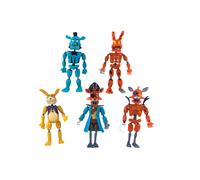 (Halloween version 5pcs Assemblable) Set Fnaf Action Figure Security Breach Five Nights At Freddys Action Toy Figure